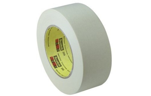 234 General Masking Tape, 1in x 60yd, Tan
