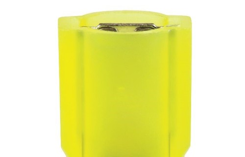Nylon Fully Insulated Female Disconnects, Barrel Crimp, 12-10 AWG, Yellow, 25/bag Nylon Fully Insulated Female Disconnects, Barrel Crimp, 12-10 AWG, Yellow, 25/bag