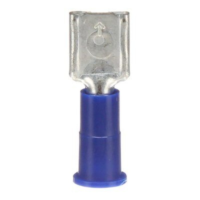 Vinyl Insulated Female Disconnects, Barrel Crimp, 16-14 AWG, 25/bag