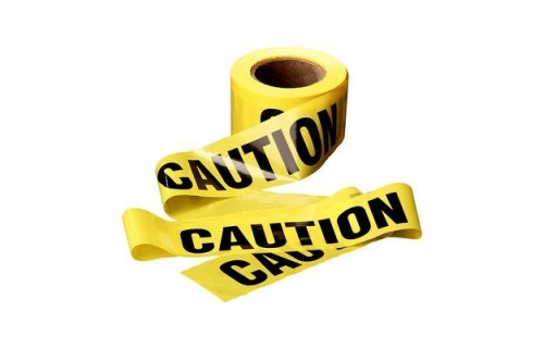 Barricade Tape, CAUTION, 3 in x 1000 ft, Yellow Barricade Tape, CAUTION, 3 in x 1000 ft, Yellow