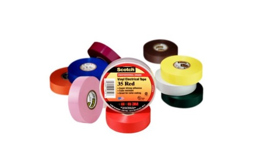 35 Vinyl  Electrical Tape, 3/4in x 66ft, Blue