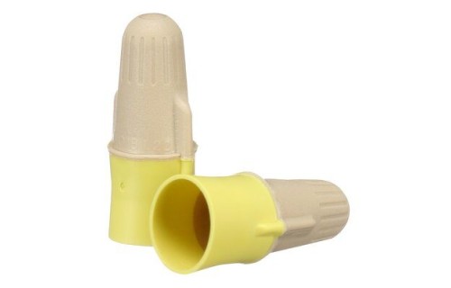 Performance Plus Wire Connectors, Tan/Yellow, 100/bag