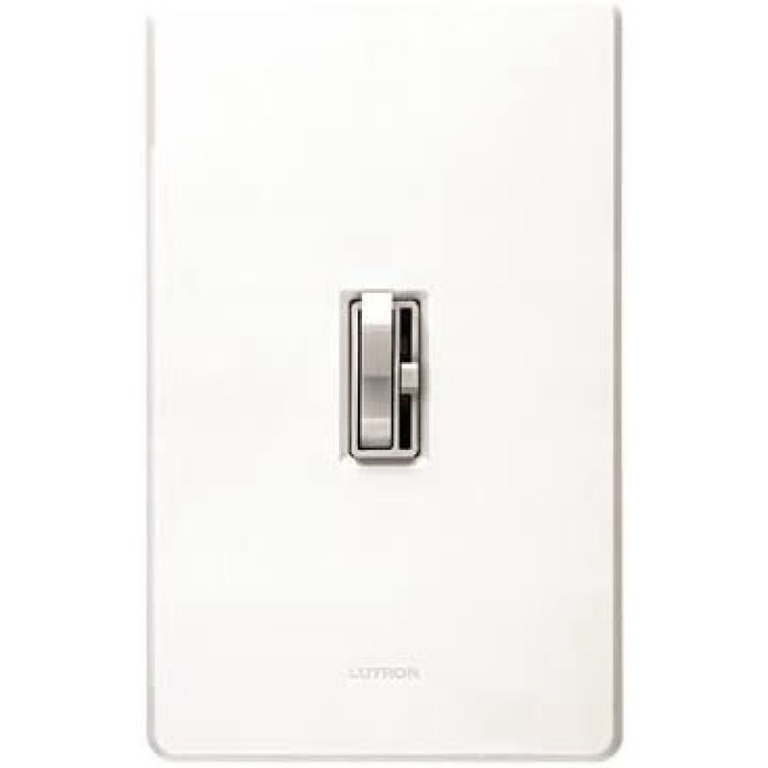 Ariandi Preset Toggle Dimmer, 3-Way, 600W, Ivory