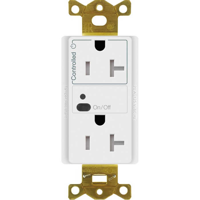 Vive Split Wireless Controlled Receptacle, 20A, 120V
