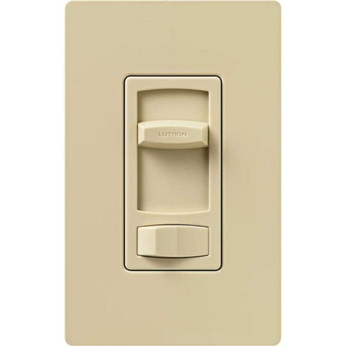 Skylark Contour Dimmer, On/Off, Incandescent/Halogen, 600W, Ivory