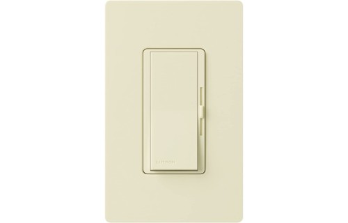 Diva Incandescent/Halogen Dimmer, 1-Pole, 600W, Light Almond