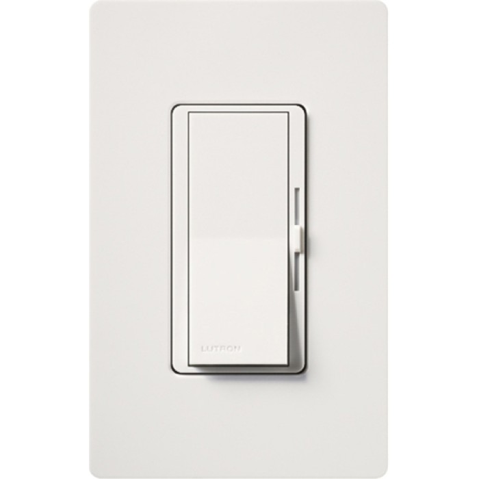Diva Dimmable CFL/LED Dimmer, 1-Pole/3-Way, 600W, White