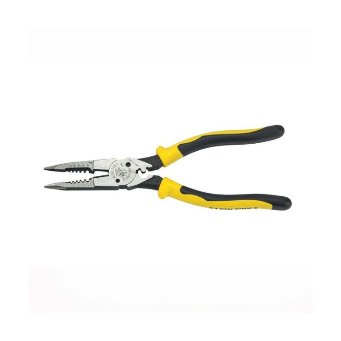 Pliers, All-Purpose Needle Nose Pliers with Crimper, 8.5in