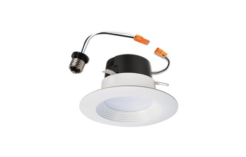 Halo LED 4in Retrofit Baffle Trim, 27K, White Halo LED 4in Retrofit Baffle Trim, 27K, White