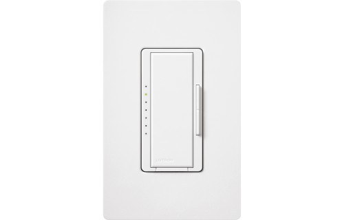 Maestro Incandescent/Halogen Dimmer, 1-Pole or Multi-Location, 1000W, White Maestro Incandescent/Halogen Dimmer, 1-Pole or Multi-Location, 1000W, White