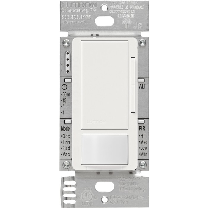 Maestro In-Wall Sensing Switch, 8A, White
