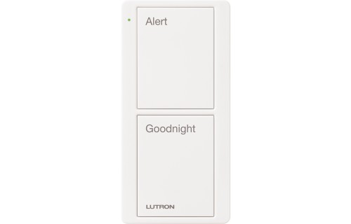 Pico Scene Keypad, 2-Button, Bedside, White