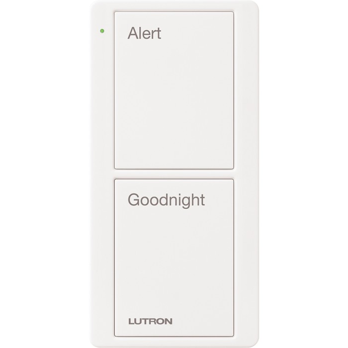 Pico Scene Keypad, 2-Button, Bedside, White