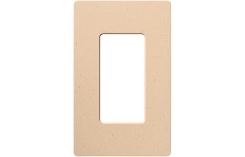 Claro 1-Gang Wallplate, Satin, Desert Stone