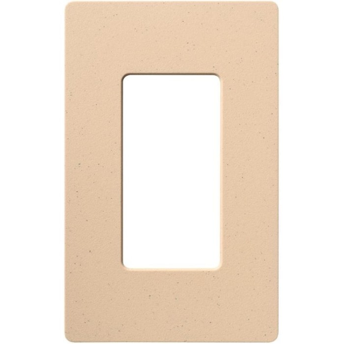 Claro 1-Gang Wallplate, Satin, Desert Stone