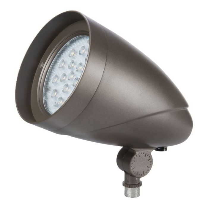 Tracer Large Solid State LED Floodlight, 20W, 2200L, Medium Distribution, Bronze